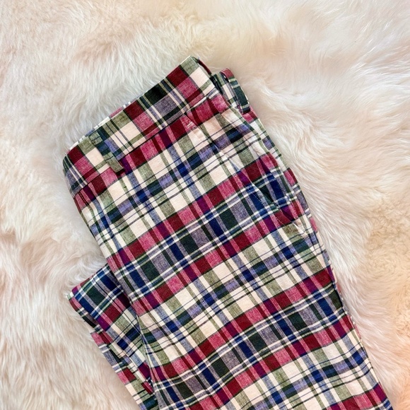 Brooks Brothers Baird McNutt Irish Linen Madras Pants - Picture 7 of 8